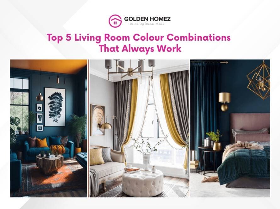 5 Living Room Colour Combinations