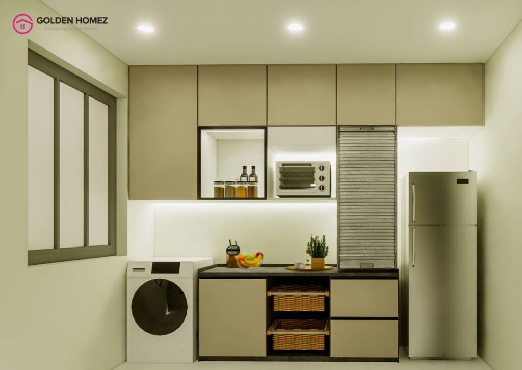Complete 1BHK renovation by Golden Homez in Kalyan